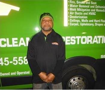 Gustavus Calliste, team member at SERVPRO of Northeast Bergen County, Fair Lawn